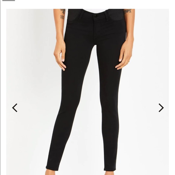 J brand maternity black jeans- like new! Comfy stretch! - Picture 3 of 4